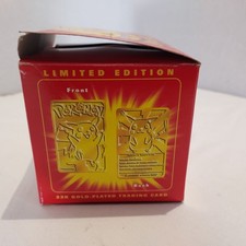 Burger King 23k Gold Pokémon Pokeball Individual Trading Cards for