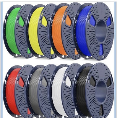 SUNLU PLA 3D Printer Filament Bundle 1.75mm 8 Pack 2kg Total Vacuum Sealed