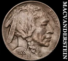 1928-S Buffalo Nickel- Extra Fine Semi Key Better Date No Reserve #i7801