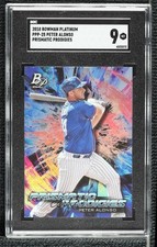2018 Bowman Platinum Prismatic Prodigies Pete Alonso Peter SGC 9 MINT 1lt1