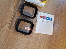 Bumper case for apple watch 45mm 2PC Black  Clear