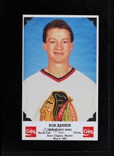 1989-90 Chicago Blackhawks Team Issue Bob Bassen 0c3