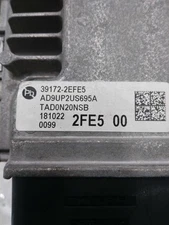 2019 Hyundai Elantra Engine Control Module ECM 2.0L Black 86000 Miles OEM