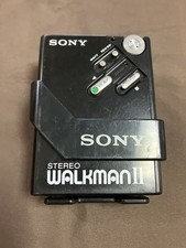Sony WM-2 Walkman Cassette Player For Parts Belt Issue w Case Untested