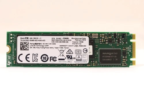 Dell L8H-128V2G-11 128GB 6Gb/s M.2 2280 MLC SATA Internal SSD Dell P/N: 0HV90C