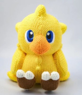 SQUARE ENIX FINAL FANTASY Knitting Plush doll Chocobo Japan