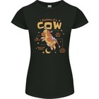 Anatomie D'Une Vache T-Shirt Amusant Femme Coupe Petite