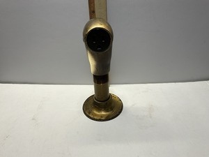  Vintage Brass Floor Outlet by Hubbell