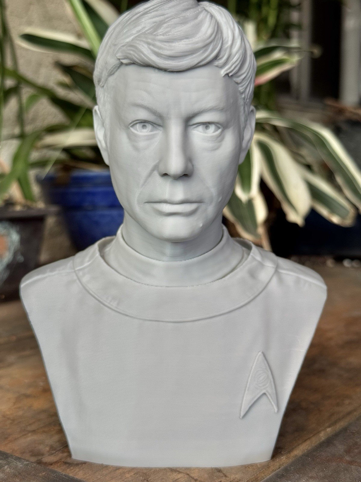 Star Trek TOS Busto Set 6,5” Statue Stampate in 3D Collezione Sci-Fi Crew 6pz foto 4