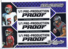 Leaf Multi Graphics ANTHONY/ANDERSON/PETTAWAY 1 of 1 Pre Production Proof card