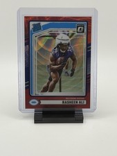 2024 Panini Donruss - Rated Rookie Rasheen Ali #347 Optic Preview Red Wave Prizm