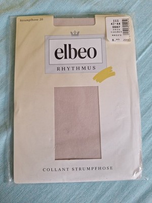 Elbeo Rhythmus Strumpfhose 20 den III 42-44 sandel