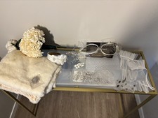 Wedding Hair Accessories Birdcage Veil And Headbands grooms studs and cuff links