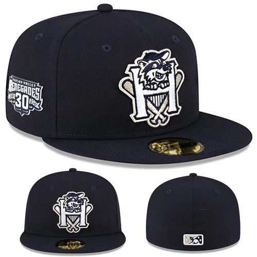 New Era Hudson Valley Renegades Fitted Hat MILB 30th Anniversary Side Patch Cap