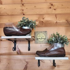 SAS Wink Penny Loafers Brown Leather Slip On Flats Comfort Moc Toe Shoes Size 6M