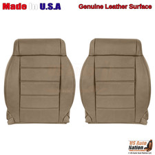 2011-2012 Fits Jeep Wrangler Genuine Leather Front Top Replacement Covers Brown 2011-2012 Fits Jeep Wrangler Genuine Leather Front Top Replacement Covers Brown