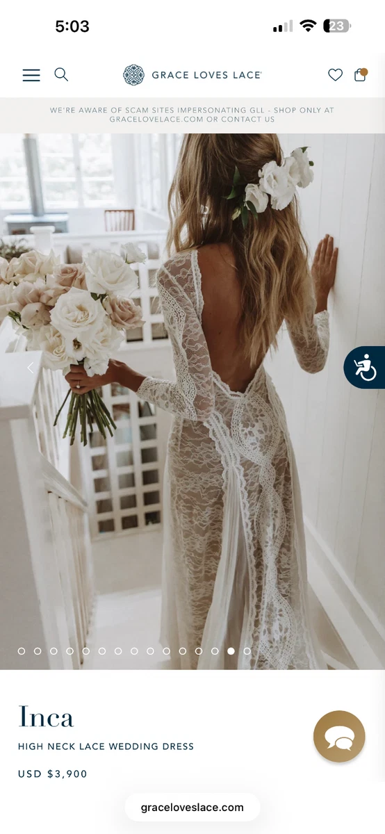 Full-Length Boho Wedding Dresses for sale