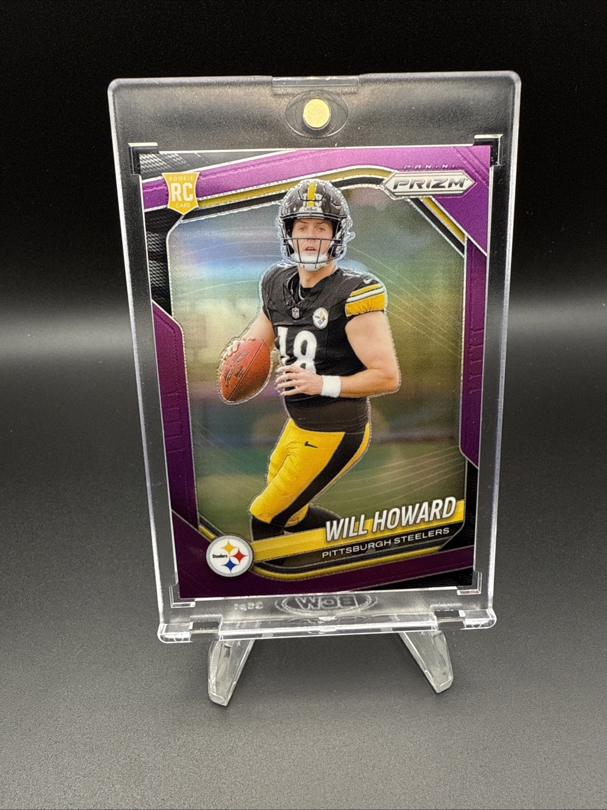 2025 Panini Prizm Will Howard #367 Rookie Purple Prizm /125 🔥 RC Steelers