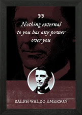 Nothing external to you Framed Wall Art Poster Canvas Print Picture
