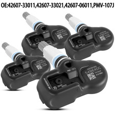 4PCS TPMS Genuine 42607-33021 OEM PMV-107J For Lexus Scion Tire Pressure Sensor