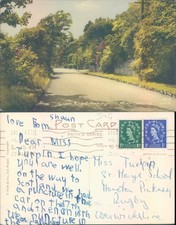 Coast Road Sandyhills Colvend F Frith Co Ltd 1962 postmark Landscapes Roadside