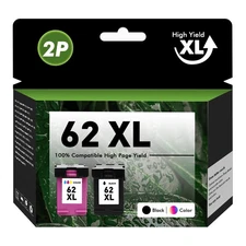 62-XL ink cartridges for HP 62XL Ink Envy OfficeJet 7645 7640 5660 5644 5540 200