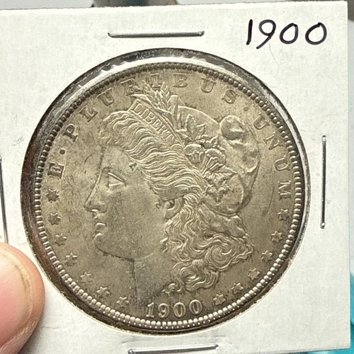 Early - 1900 Morgan Silver Dollar - 90% US Coin AU details fast shipping