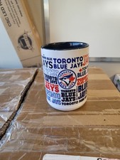 Toronto Blue Jays Mug Official License MLB LOGO WRAPAROUND DESIGN SEE PICTURES
