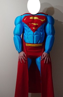 Muscle Suit for cosplay super man - halloween
