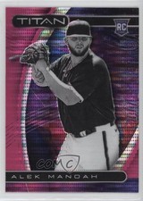 2021 Panini Chronicles Titan Pink Pulsar Prizm Alek Manoah #13 10c7