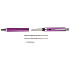 PILOT Evolt 2 +1 Multifunction Pen Violet Barrel Mechanical Pencil & Red Black