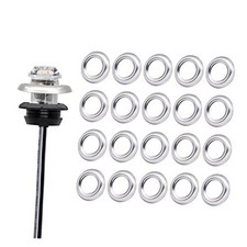  Pack of 20 3/4 Inch 304 Stainless Steel Cover Mount Clearance Bullet Marker