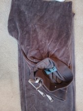 M And S Toweling Joggers Brown Size 12