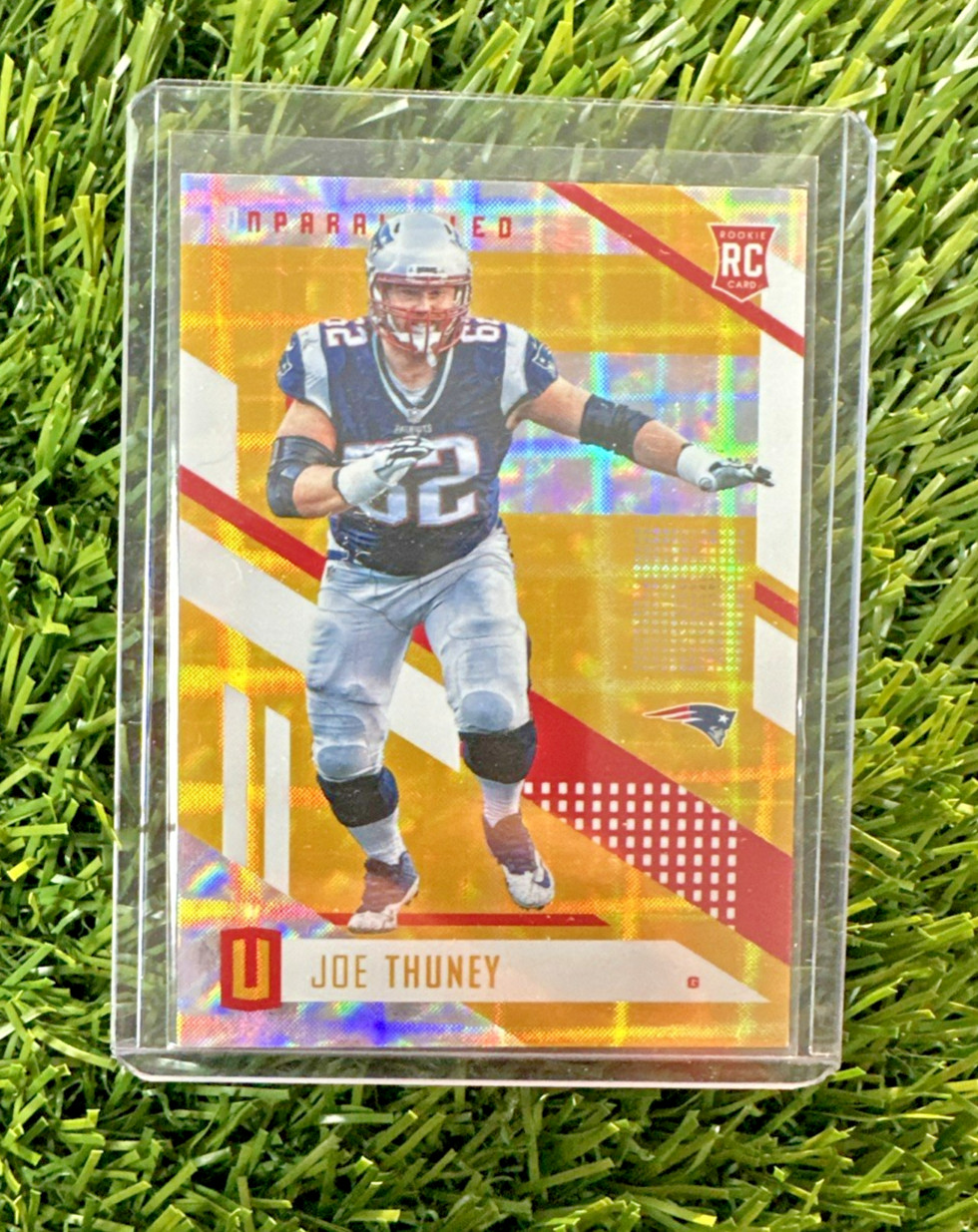 2017 Unparalleled JOE THUNEY RC Small Hyperplaid /199 #5