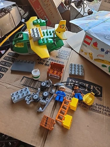 LEGO DUPLO Cargo Plane (5594) Incomplete With Box
