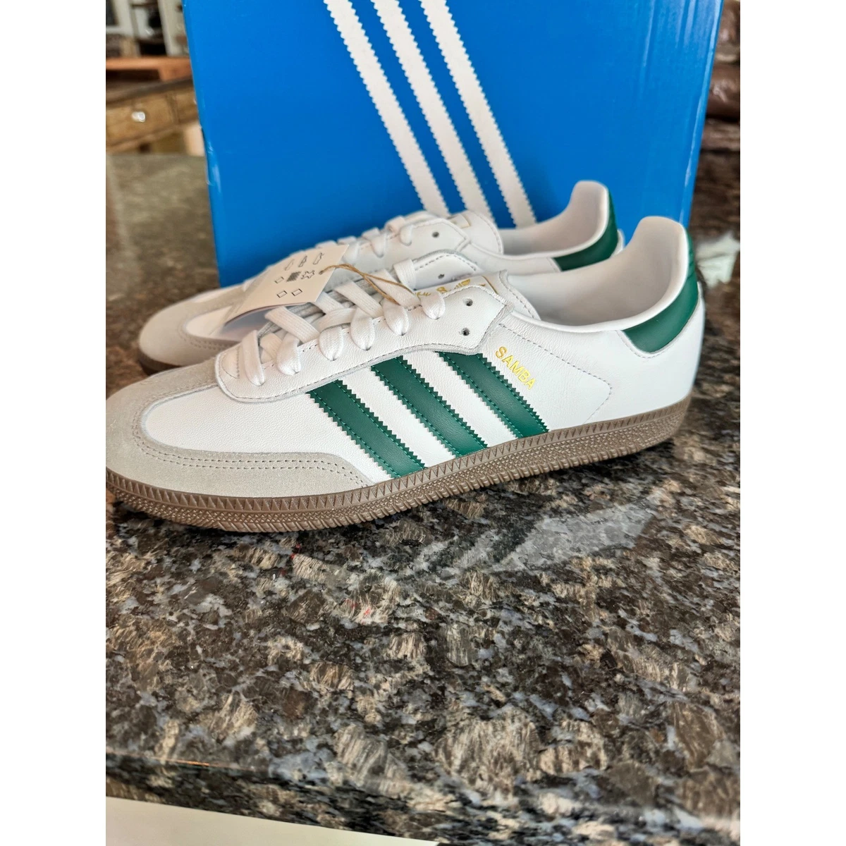Preos baixos em adidas Samba OG White Green | eBay