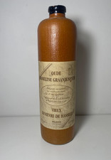 Bouteille en grès vieux genièvre Hasselt Belgique ancienne, alcool ancien