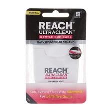 Reach UltraClean Gentle Gum Care Woven Type Floss Cinnamon Mint 50 Yards