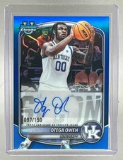 Otega Oweh 2025 Bowman Chrome #CPA-OO Blue Refractor Auto 1st RC 97/150