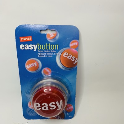 New In Package Staples ''That Was Easy'' Talking  Easy Button
