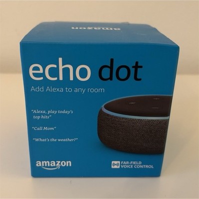 Amazon Echo Dot Blue Smart Speaker Alexa Bluetooth Wi-Fi