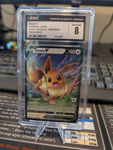 Eevee V graded CGC 8 for sale on eBay