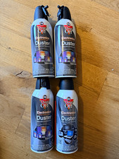 Dust-Off Electronics Gas Duster, 10 oz Cans, 4 Pack Compressed Gas