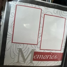 New Scrapbook Album Complete 12x12 Tapestry By Gibson Red Black Any Occasion