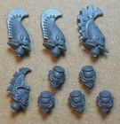 Aeldari Eldar - Fire Dragons - Heads (a) Bits Bitz Kitbash Warhammer 40K