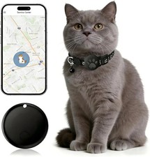 Cat GPS Tracker Collar Waterproof Works with Find My No Monthly Fee For Android
