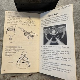 SEGA Genesis Sonic the Hedgehog 2 Game and Booklet NO CASE Tested