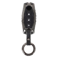 Funda protectora para llave de coche de aleación de zinc negra Mech para Nissan Frontier 22+