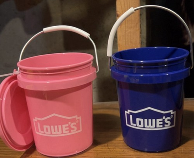 #ad Lowes Mini Buckets Pink Exclusive $6.00