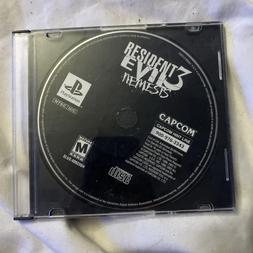 Resident Evil 3 Nemesis PS1 Disc Only